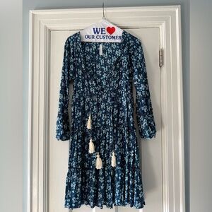 Floral beach coverup